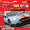 Airfix 1:32 Aston Martin Dbr9 Large Model Starter Set Clearance