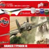 Airfix 1:72 Hawker Typhoon Ib Medium Model Starter Set Flash Sale