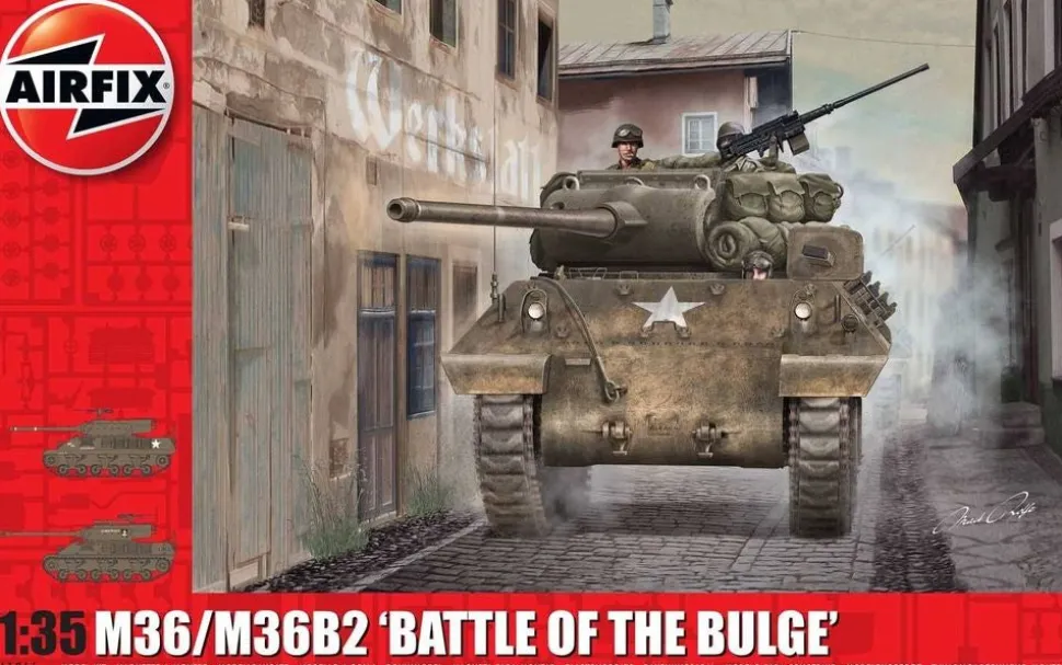 Airfix 1:35 M36/M36B2 Battle Of The Bulge Model Kit Fashion