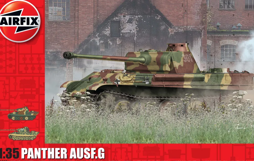 Airfix 1:35 Panther Ausf.G Tank Model Kit Hot