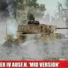 Airfix 1:35 Panzer Iv Ausf.H. 'Mid Version' Model Kit Cheap