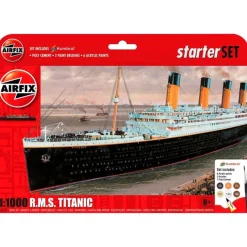 Airfix 1:1000 R.M.S. Titanic Large Model Starter Set Fashion