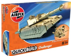 Airfix Quickbuild Challenger Desert Tank Model Kit Hot