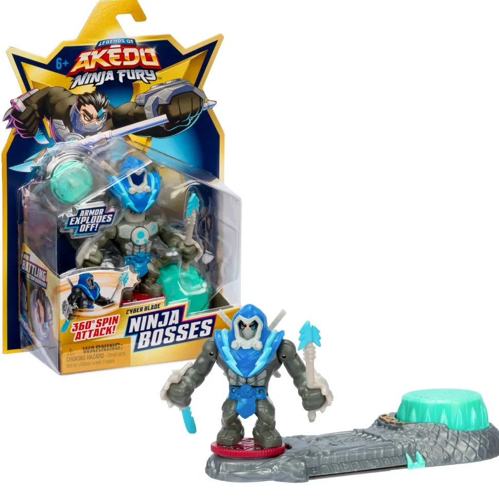 Akedo Series 7 Ninja Fury Ninja Bosses - Cyber Blade Best Sale