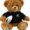Toyworld NZ Antics All Blacks Player Bear With Haka Sound Cheap