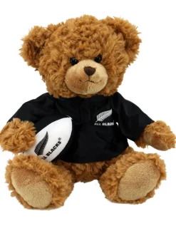 Toyworld NZ Antics All Blacks Player Bear With Haka Sound Cheap