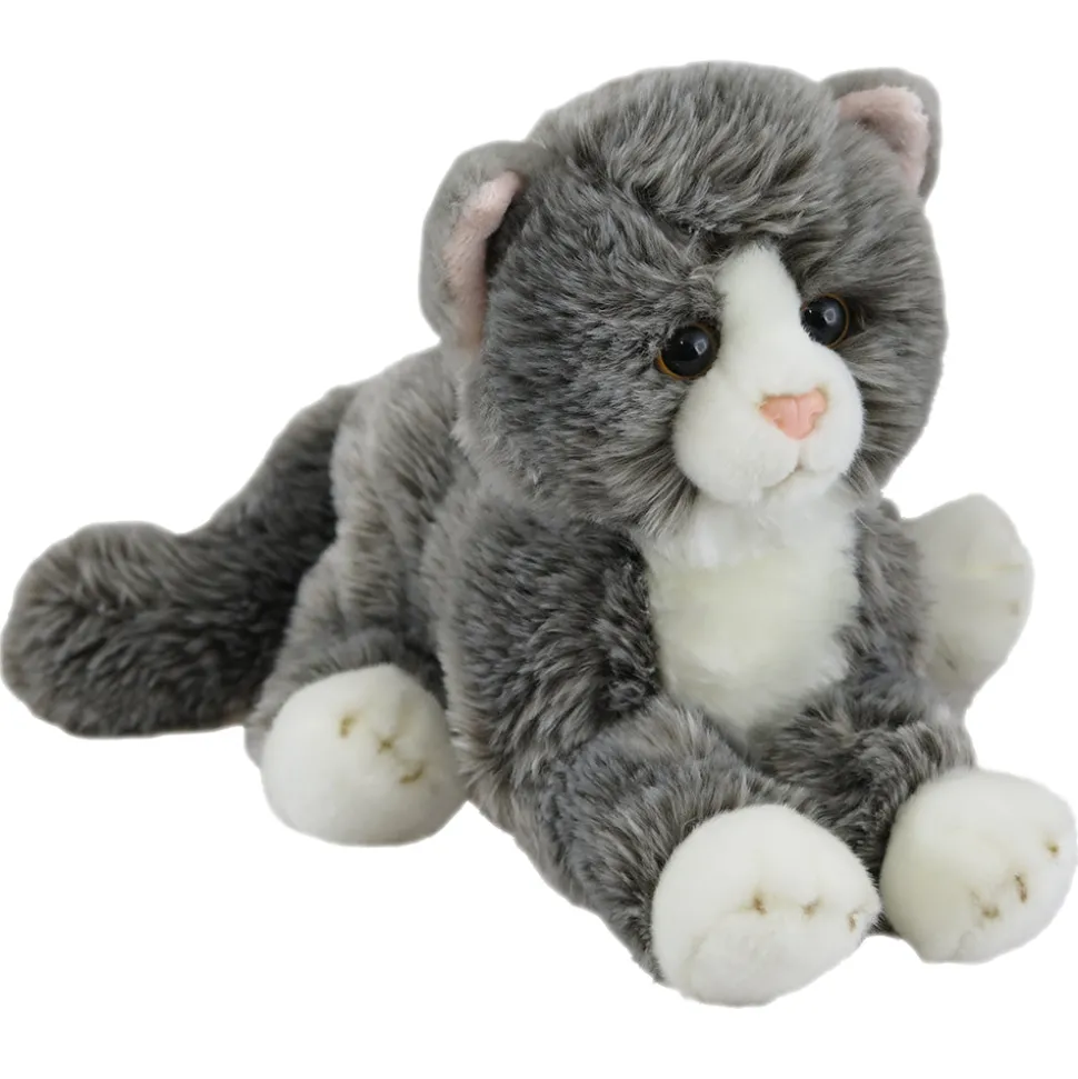 Antics Soft Touch Tabby Grey Cat 36cm Best Sale