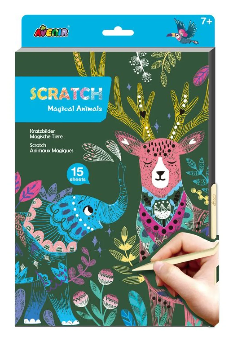 Avenir - A4 Scratch Book - Magical Animals Sale