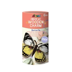Avenir Create My Wooden Charm Butterfly Fashion