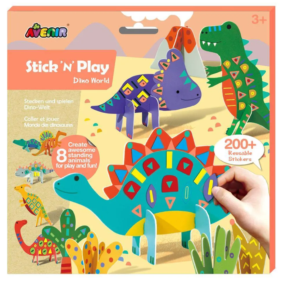 Avenir Dino Animals Stick 'N' Play Discount