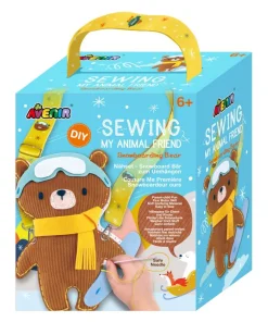 Avenir Diy Sewing My Animal Friend Snowboarding Bear New