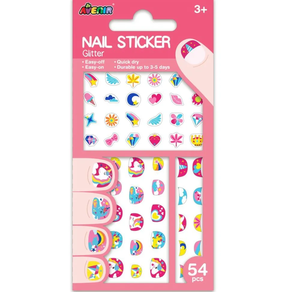 Avenir Glitter Nail Stickers Store