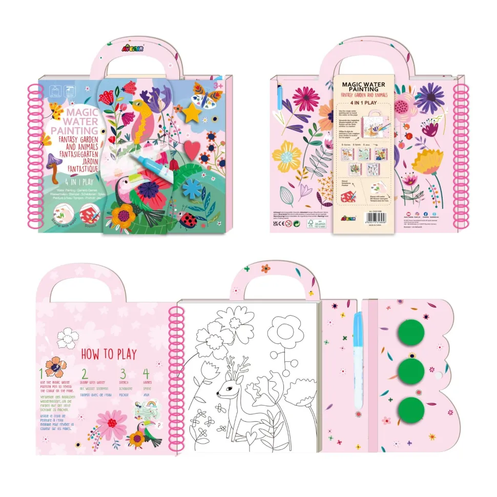Avenir Magic Water Painting Fantasy Garden And Animals Flash Sale