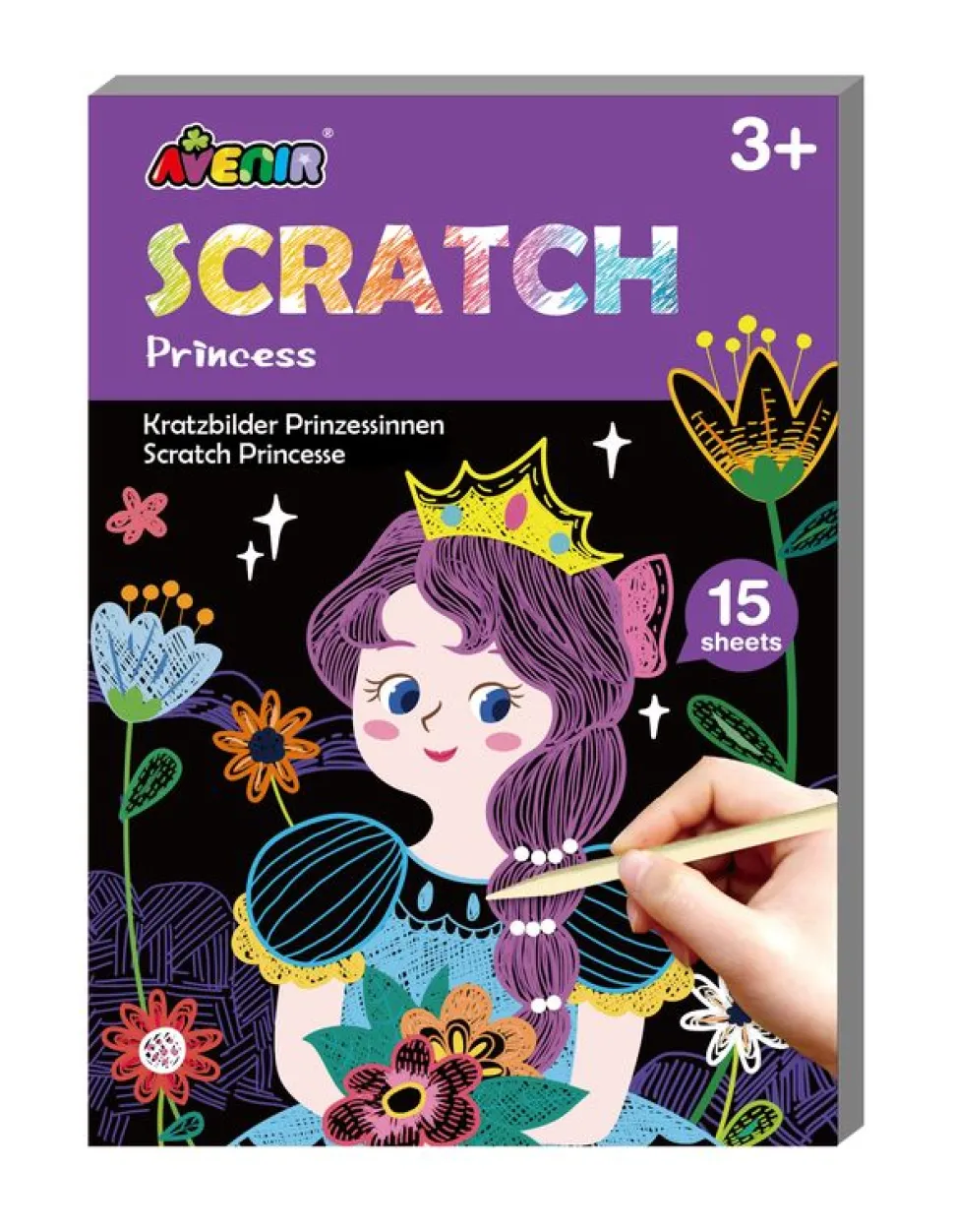 Avenir Mini Scratch Book - Princess New