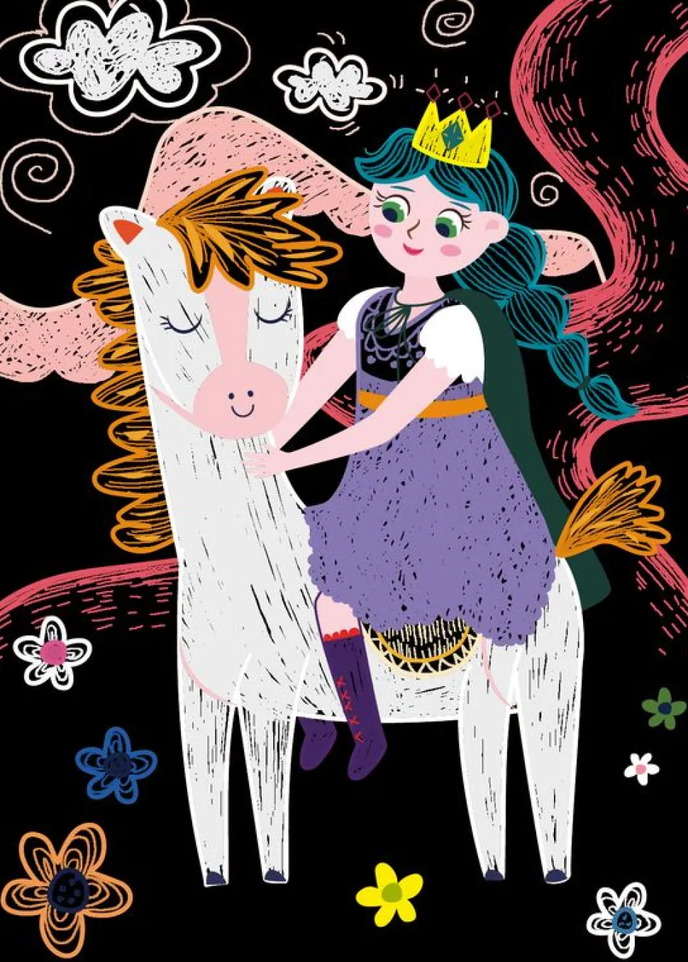 Avenir Mini Scratch Book - Princess New
