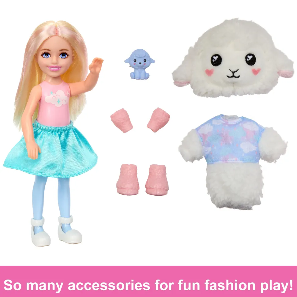 Barbie Chelsea Cutie Reveal Cozy Cute Tees Series Lamb Doll Online