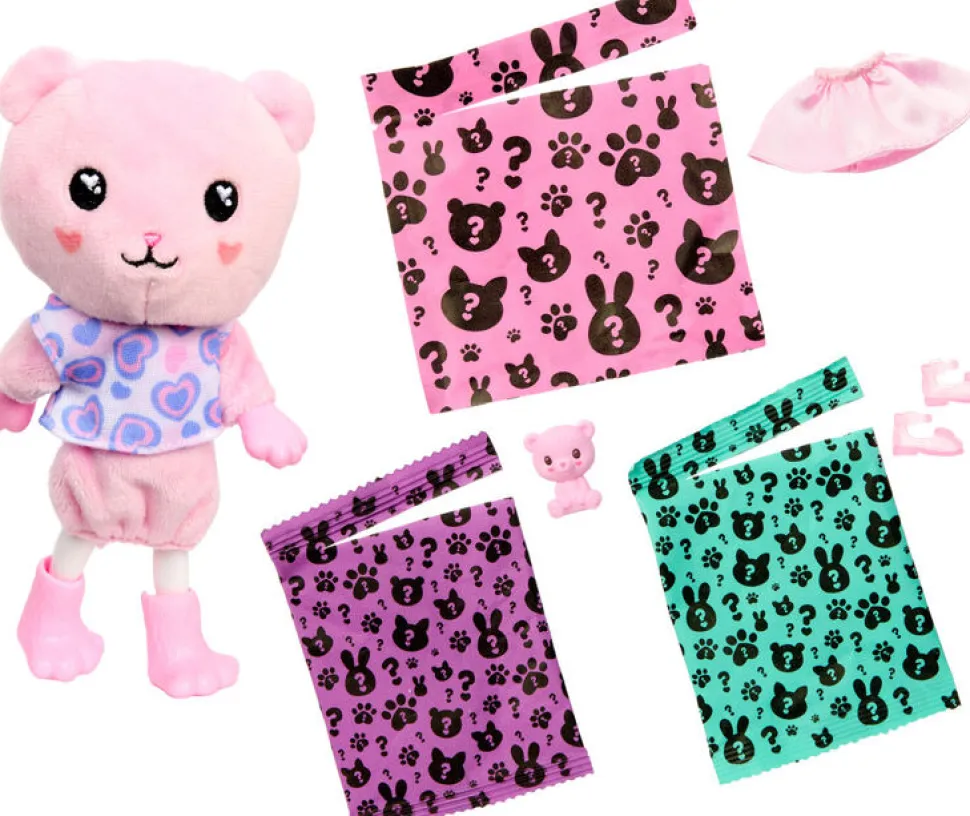 Barbie Chelsea Cutie Reveal Cozy Cute Tee Series Teddy Bear Doll Outlet