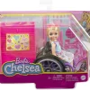 Barbie Chelsea Doll & Wheelchair Blonde Hair Hot