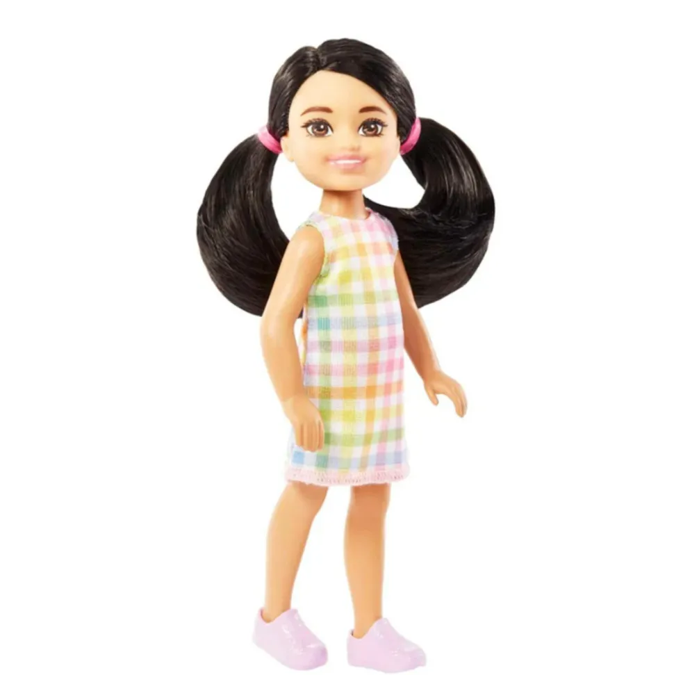 Barbie Club Chelsea Doll Rainbow Plaid Dress Sale
