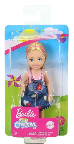 Barbie Club Chelsea Doll Hearts Denim Skirt Cheap