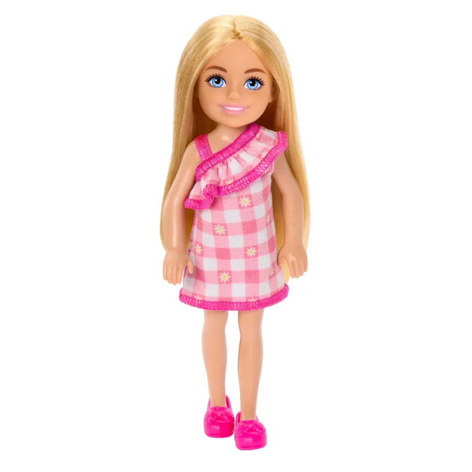 Barbie Club Chelsea Doll Gingham Dress Cheap