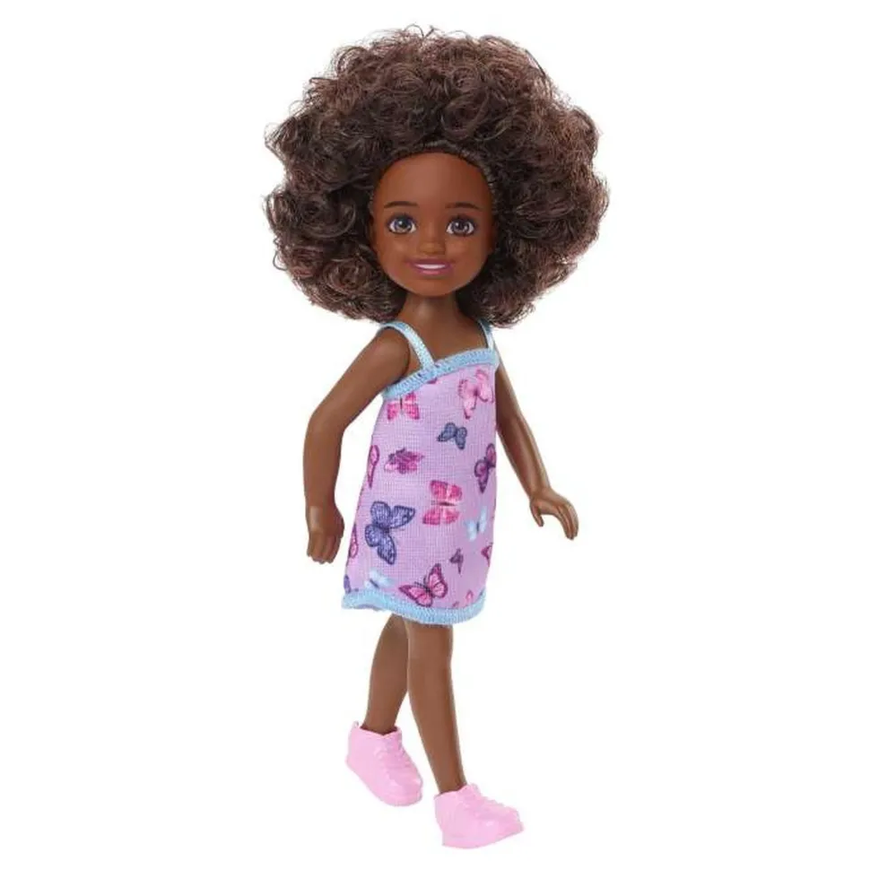Barbie Club Chelsea Doll Butterfly Print Dress New