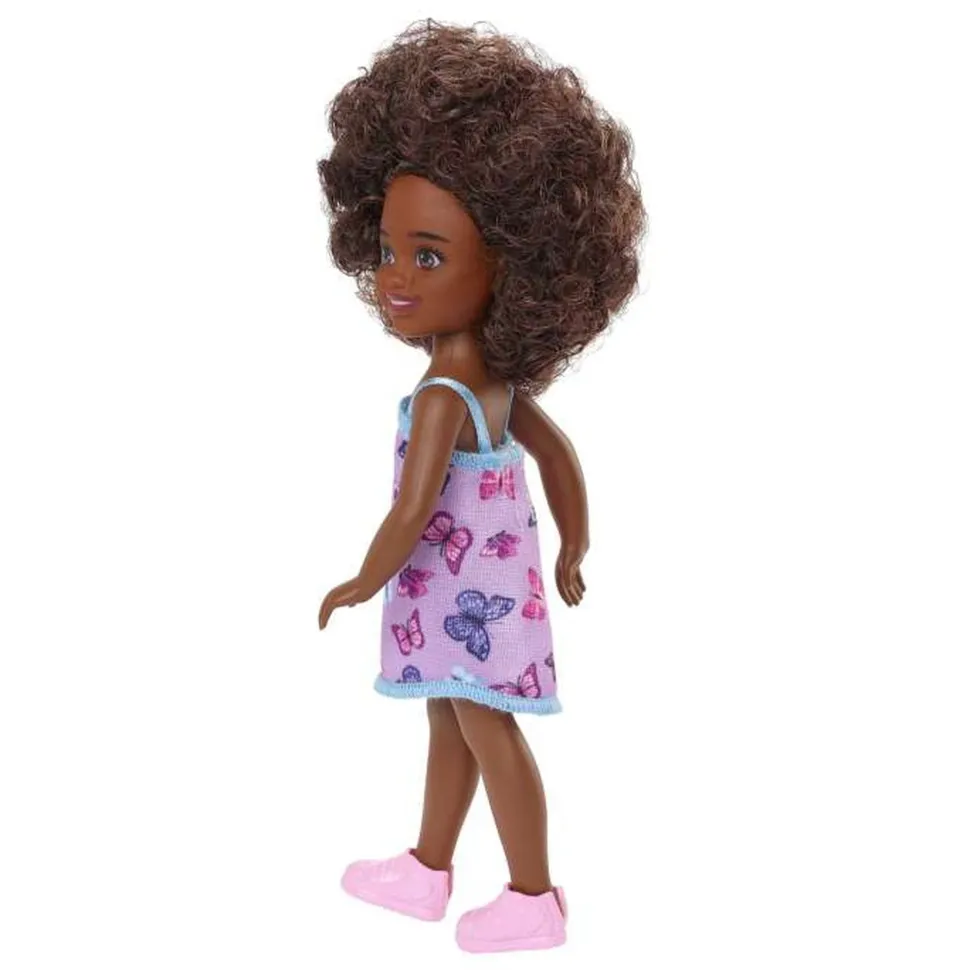 Barbie Club Chelsea Doll Butterfly Print Dress New