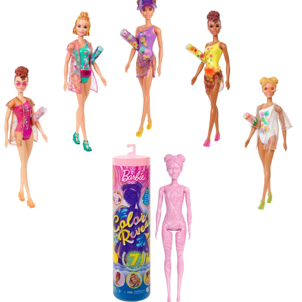 Barbie Colour Reveal Doll Pale Pink Tube Shop