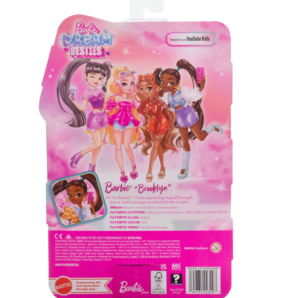 Barbie Dream Besties Doll - Brooklyn New