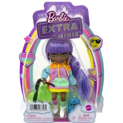 Barbie Extra Minis Doll Colour Block Hoodie New