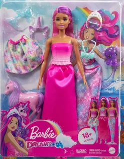Barbie Fairytale Dress Up Doll - Mermaid Tail And Skirt Cheap