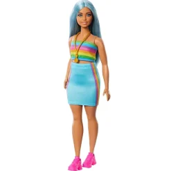 Barbie Fashionistas 65th Anniversary Doll #218 With Blue Hair Shop