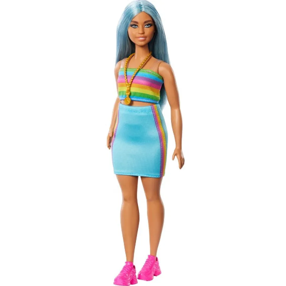 Barbie Fashionistas 65th Anniversary Doll #218 With Blue Hair Shop