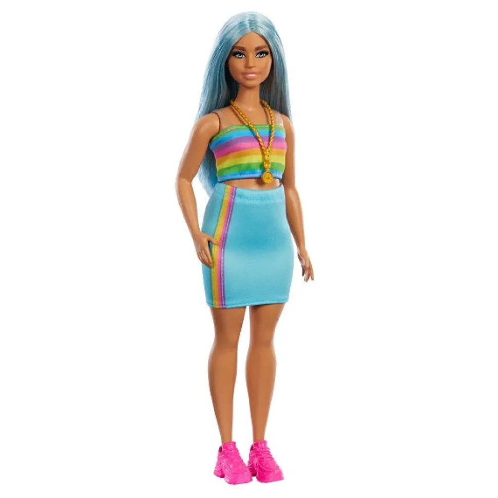 Barbie Fashionistas 65th Anniversary Doll #218 With Blue Hair Shop