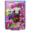 Barbie Leopard Rainbow Hair Doll Animal Print Skirt Cheap