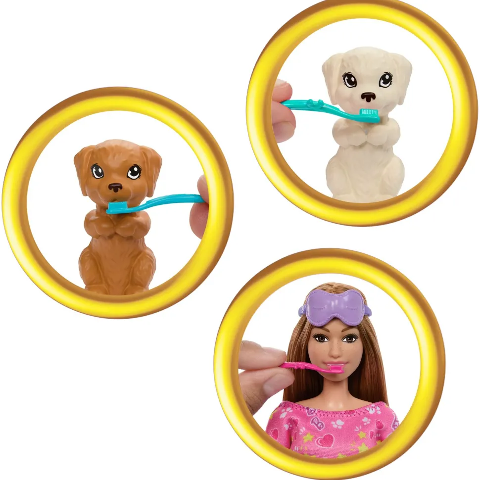 Barbie Puppy Slumber Party Playset Fashion