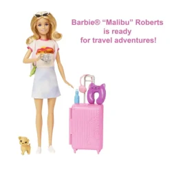Barbie Travel Doll With Puppy And Accessories Best Sale