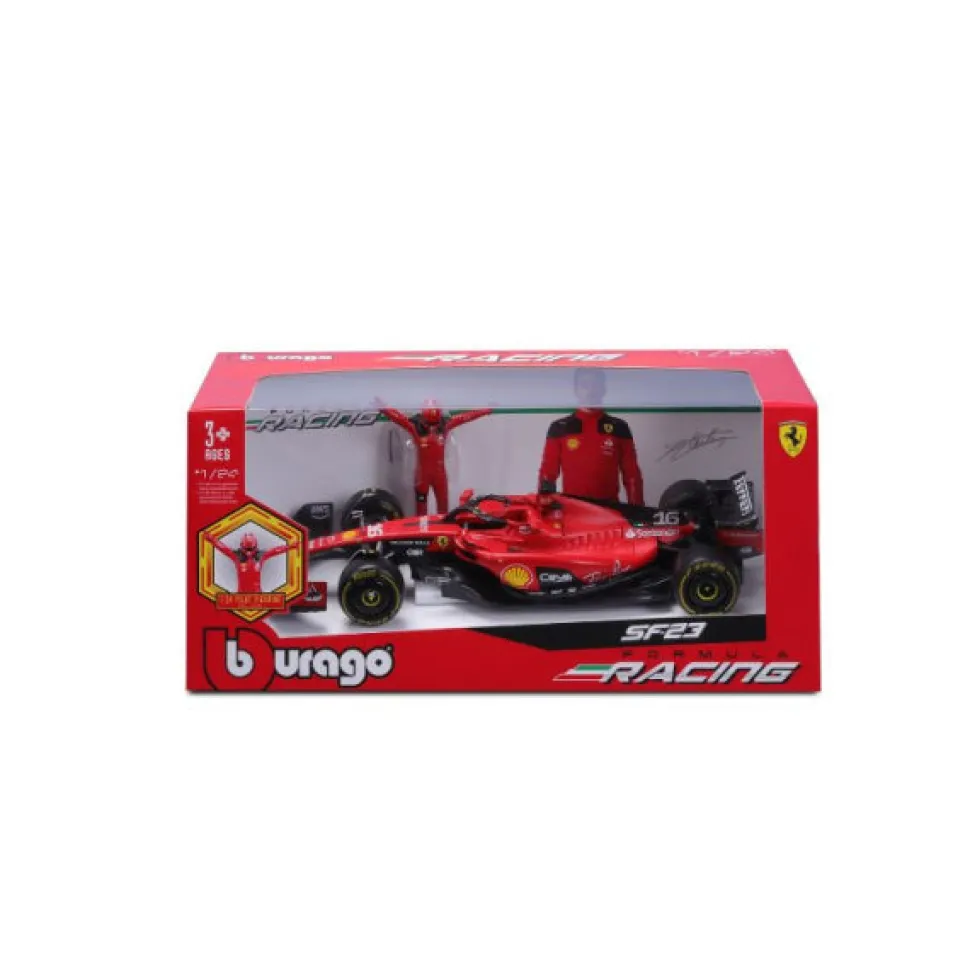 Bburago 1:24 F1 Ferrari Sf-23 (#16 (Charles LecleRC) - With Driver Figure Online