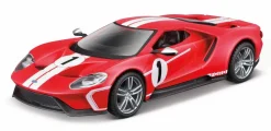 Bburago 1:32 Ford GT Heritage Edition Vehicle 2018 Ford GT Red Hot