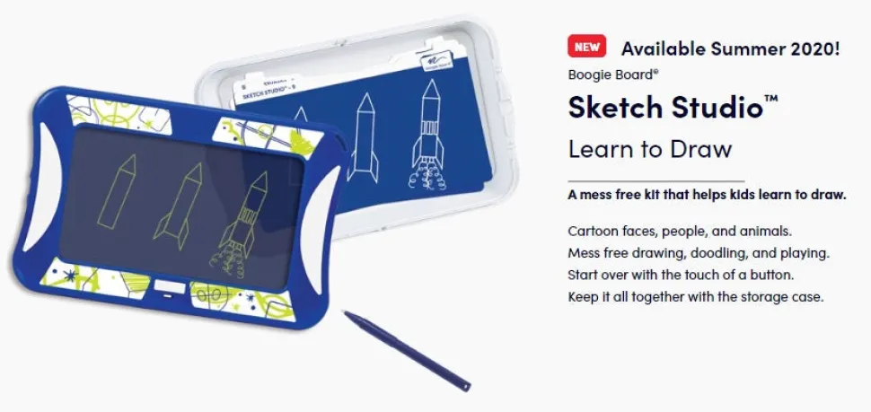 Boogie Board Learn To Draw Sketch Studio New