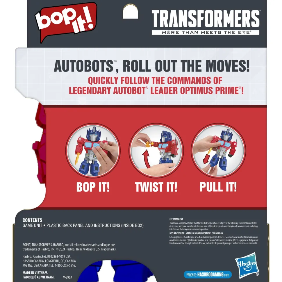 Hasbro Gaming Bop It! Optimus Prime Edition Flash Sale
