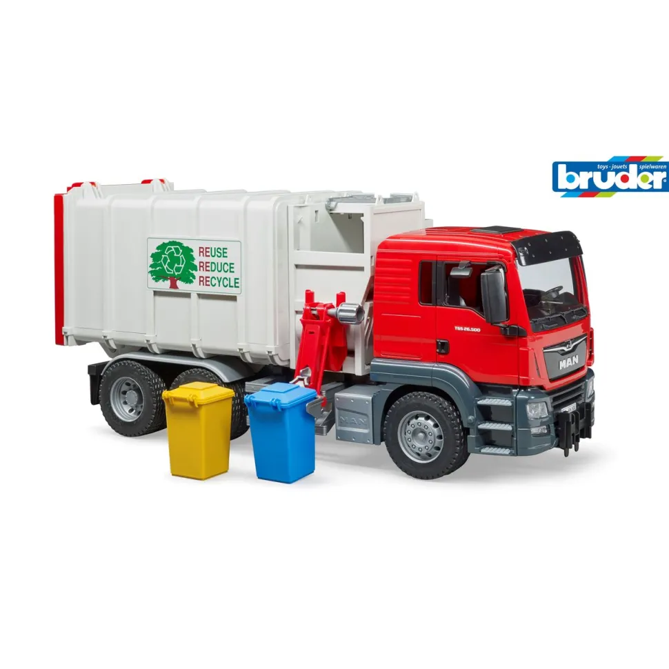 Bruder Man Tgs Side Load Garbage Truck Hot