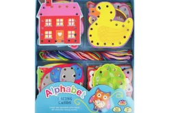Buddy u0026 Barney Buddy And Barney Alphabet Lacing Card Set Hot