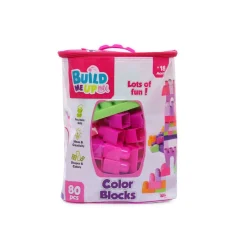 Build Me Up Maxi Blocks 80 Pieces - Pink Cheap