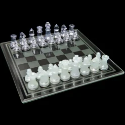 Cardinal Games Cardinal Classics Chess & Checkers With Glass Board New
