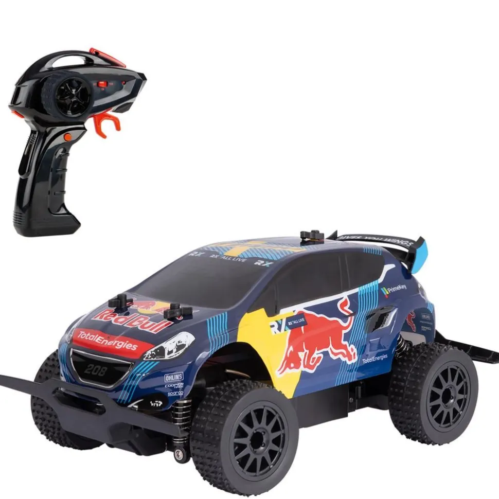 Carrera 2.4Ghz Remote Control Metal-Gear Peugeot Red Bull Wrx 208 Cheap