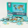 Classic World 48 Piece World Map Jigsaw Puzzle Hot