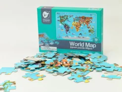 Classic World 48 Piece World Map Jigsaw Puzzle Hot