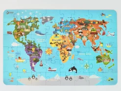 Classic World 48 Piece World Map Jigsaw Puzzle Hot