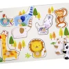 Classic World Zoo Puzzle With Knobs Store